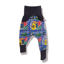 Charger l&#39;image dans la galerie, Pantalon sarouel slim évolutif &quot;DECALE&quot; en sweat bouclettes oeko-tex