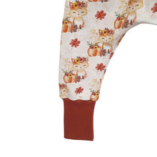 Charger l&#39;image dans la galerie, Pantalon sarouel slim &quot;PETITE RENARDE&quot; en sweat bouclettes oeko-tex