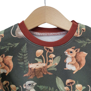 Pull sweat au motif "MY FOREST".