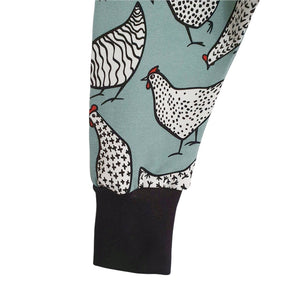 Pantalon sarouel slim "POUPOULES" évolutif en sweat bouclettes oeko-tex