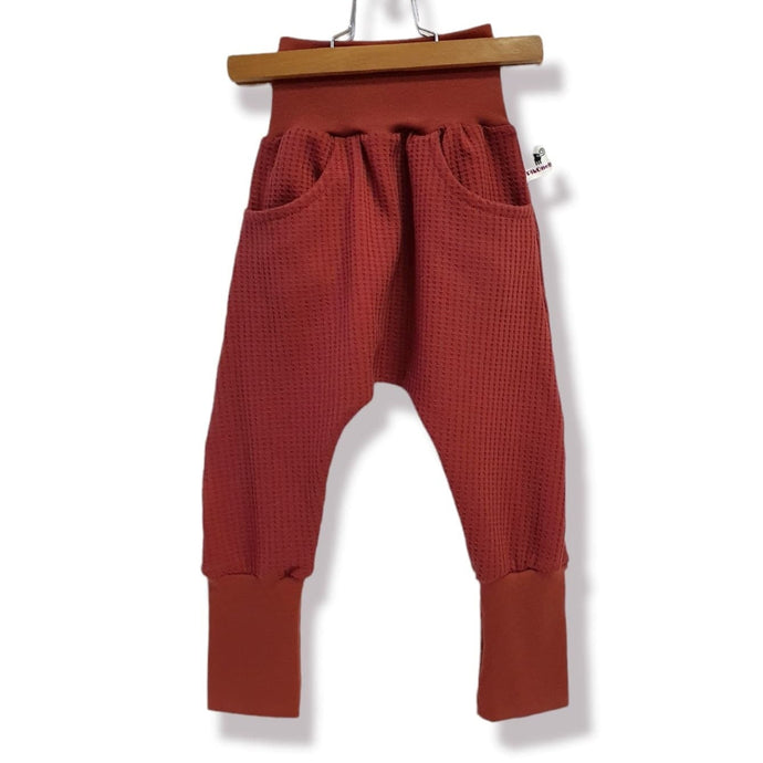 pantalon sarouel evolutif terracotta vêtement enfants