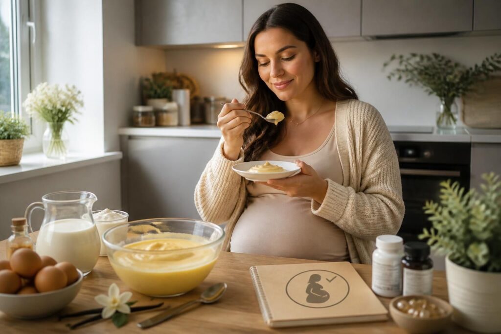 découvrez les précautions essentielles à prendre avant de déguster une crème pâtissière pendant la grossesse, pour savourer ce dessert en toute sécurité.