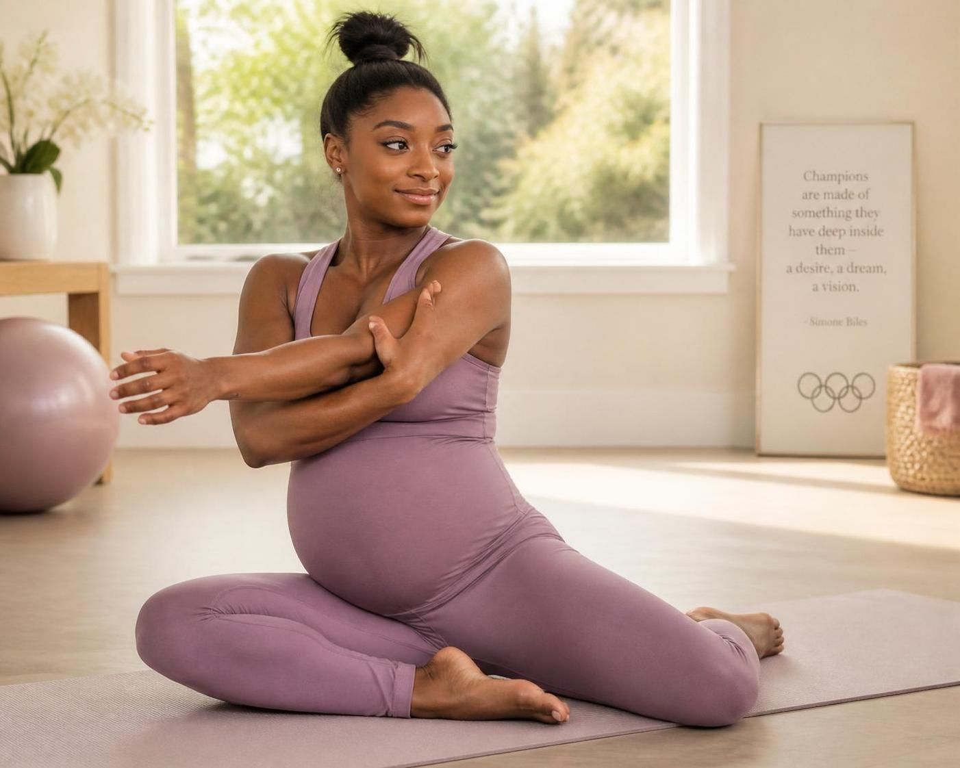 découvrez comment simone biles, la championne de gymnastique, prépare son corps et son esprit pour affronter les défis de la maternité tout en poursuivant sa carrière sportive.