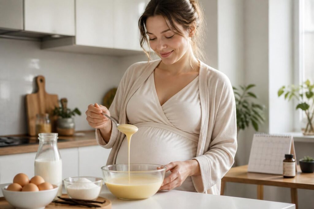 découvrez les précautions à prendre concernant la consommation de crème anglaise pendant la grossesse pour assurer la sécurité des femmes enceintes et de leur bébé.