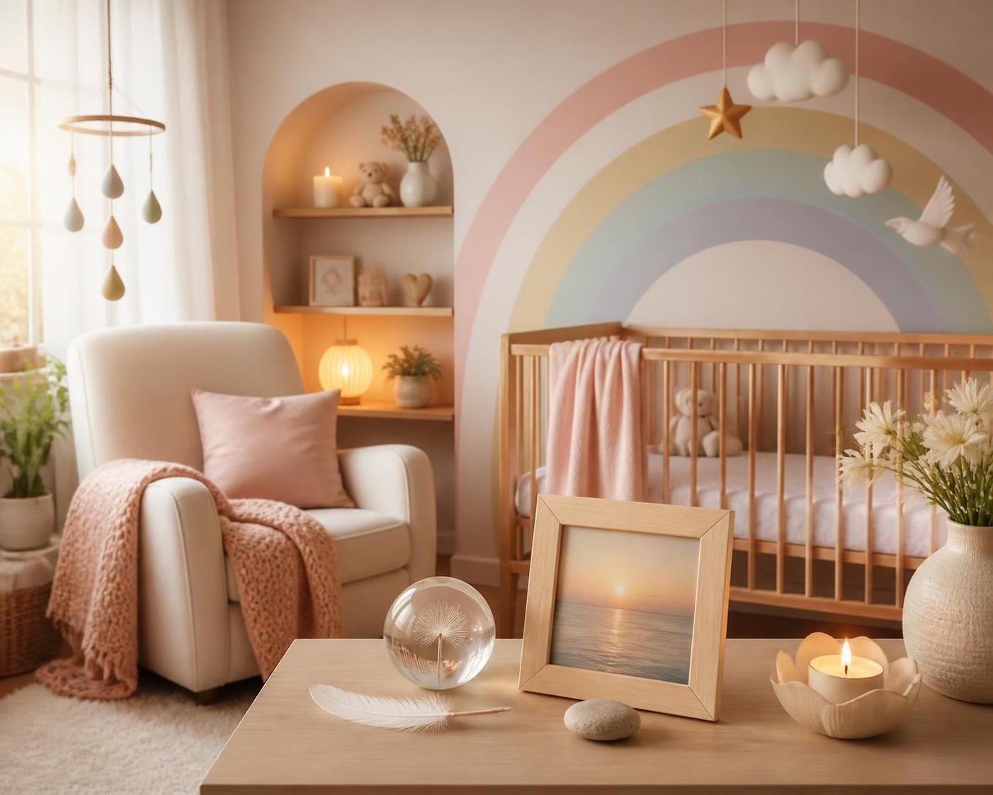 découvrez comment accompagner un bébé arc en ciel, apportant espoir et lumière après une perte douloureuse, avec douceur et soutien.
