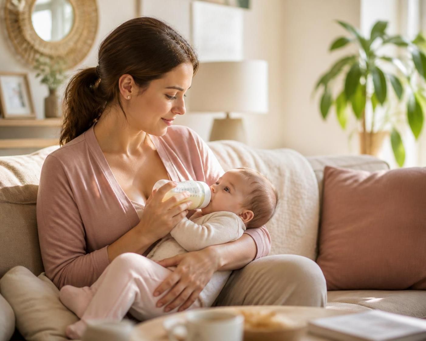 découvrez nos conseils pour réussir la transition entre allaitement et biberon en douceur, sans stress pour bébé et pour vous.