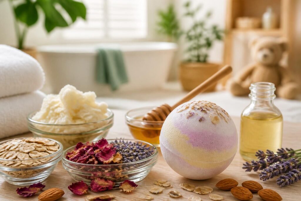 découvrez nos recettes naturelles de boules de bain pour enfants, idéales pour une peau douce et apaisée. faciles à réaliser, elles respectent la peau fragile des tout-petits.