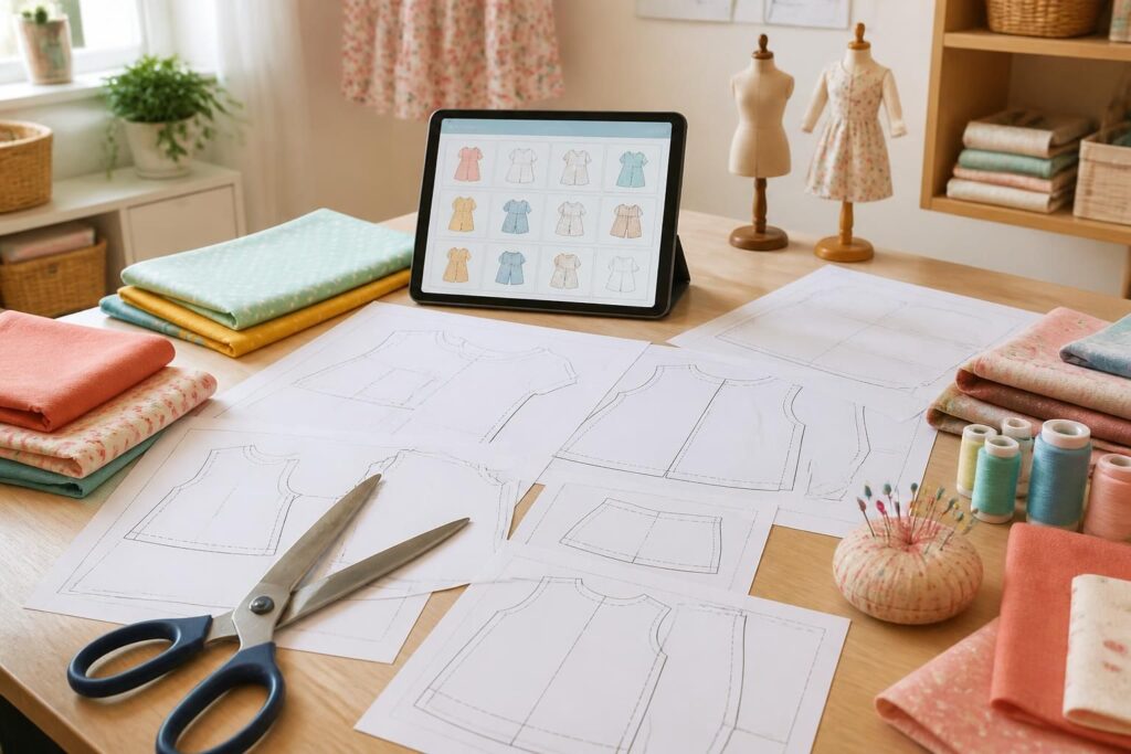 découvrez où télécharger gratuitement les meilleurs patrons de couture pour enfants au format pdf et réalisez facilement des vêtements uniques pour vos petits.