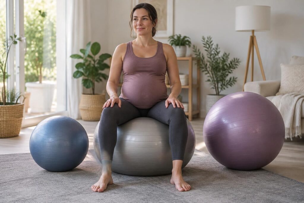 découvrez quelle taille de ballon de grossesse choisir selon votre morphologie pour réaliser vos exercices prénataux confortablement.