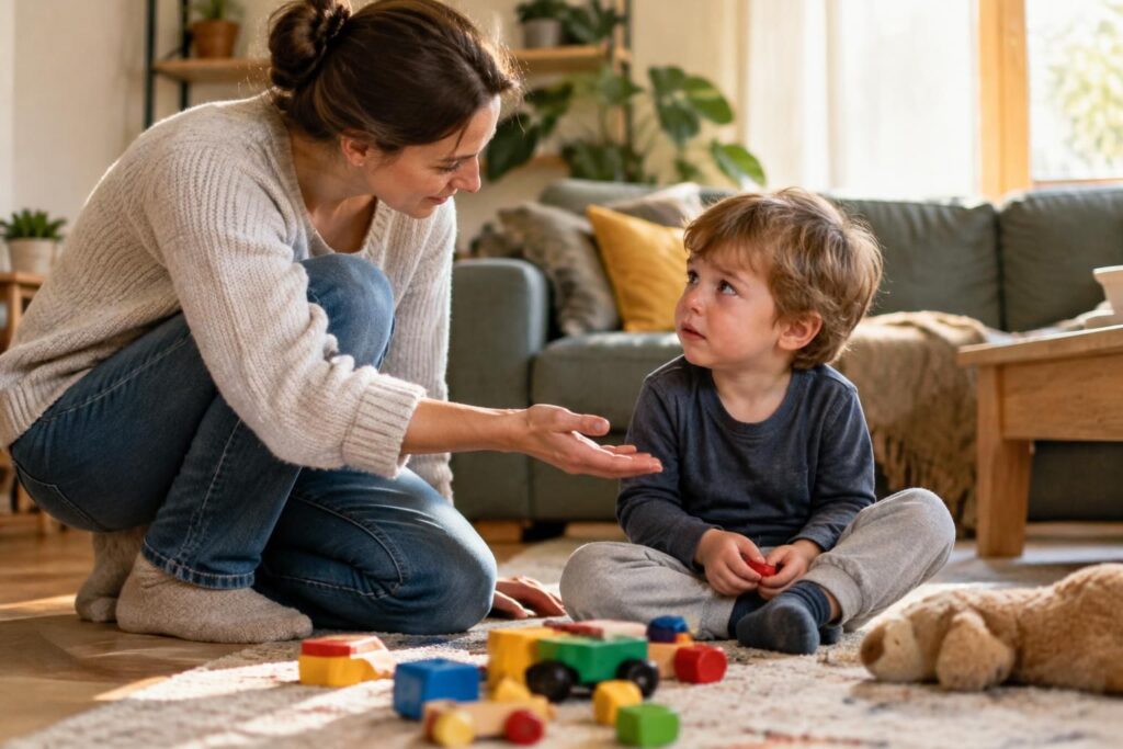 découvrez comment gérer les crises de votre enfant avec bienveillance et l’encourager grâce à l’éducation positive, sans recourir aux punitions.